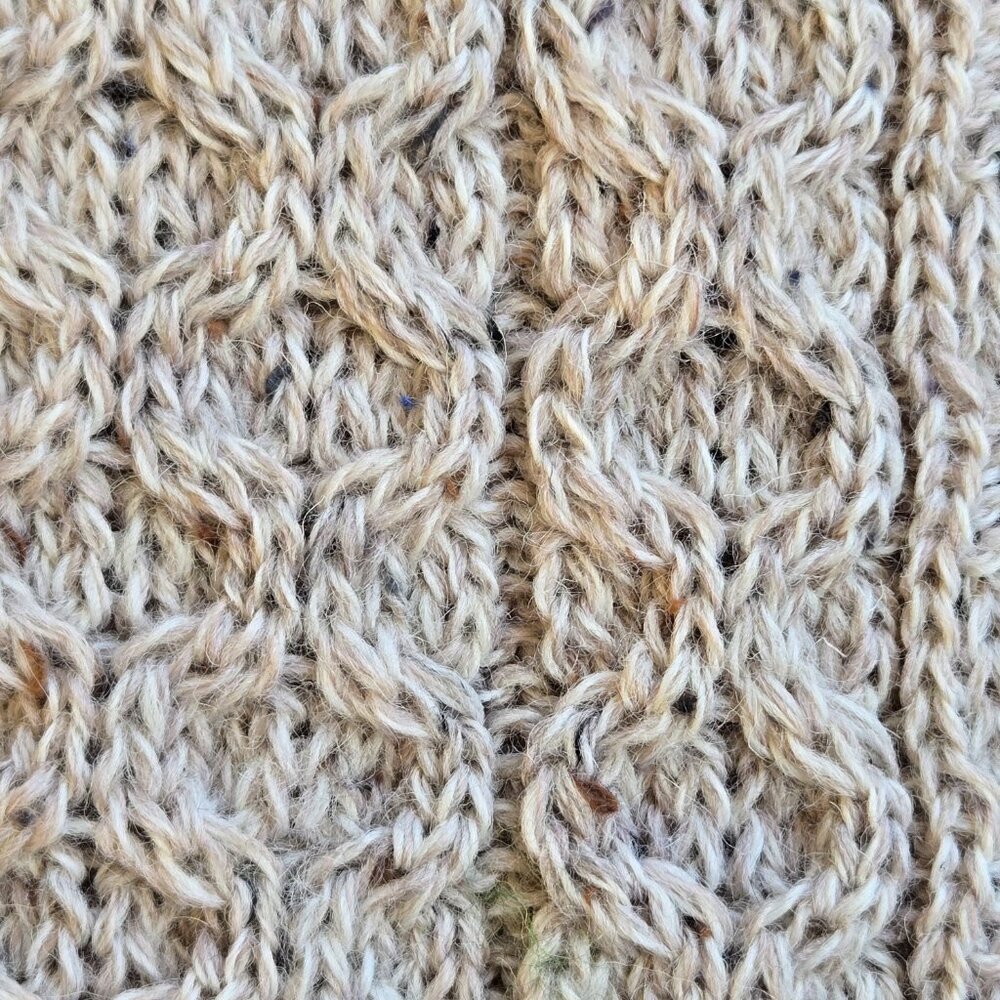 NWT Aran Crafts Merino Wool Donegal Honeycomb Scarf - Picture 8 of 8